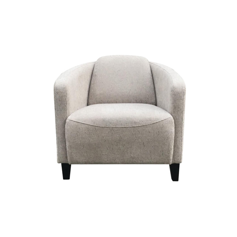 Fauteuil demi-tonneau Turnball, gris