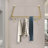 31.5'' Metal Wall Mounted Clothes Rack