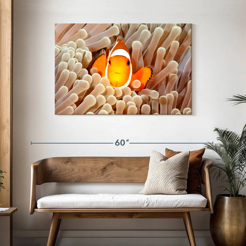 Clownfish Anemone, 30" H x 45" W
