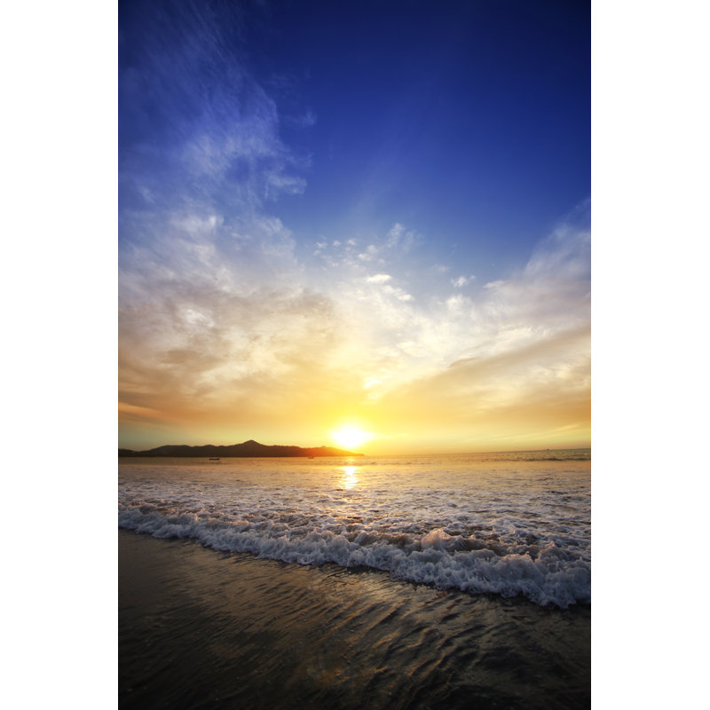 Sunset Surf Duo by Bluberries, 18" H x 12" W