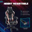 HOMCOM Gaming Chair for Adults with Cat Ears Footrest Headrest-19007797