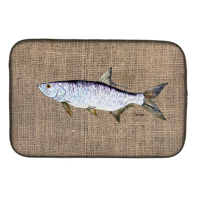Tapis de séchage tarpon fish