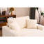Fauteuil-lit d'appoint, fauteuil en velours côtelé moderne et confortable avec construction simple et stable, fauteuil doux pour les espaces de vie-934044210