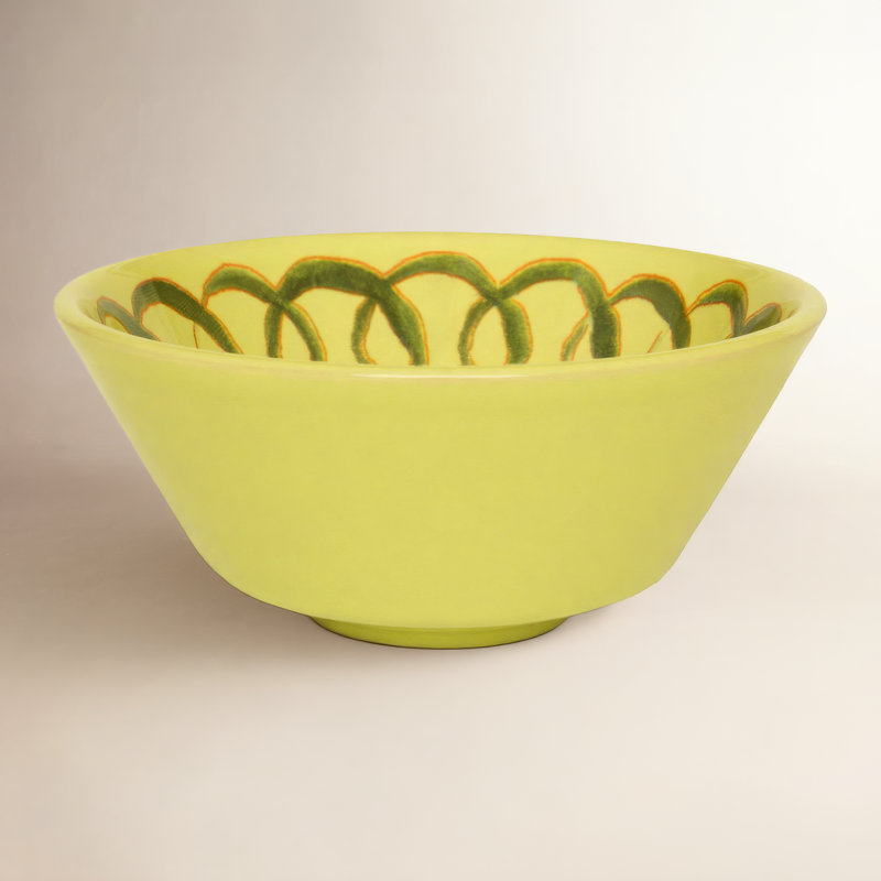 Amalfi Berry Bowl - Pink - 4.5", Lime