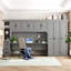 Lit escamotable mural avec garde-robe, armoire et bureau Murphy-1202213643