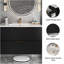 090 Armoire noire sans lavabo