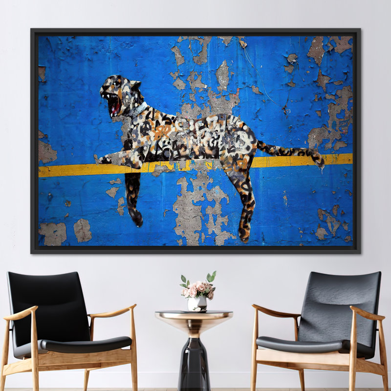 Print on Canvas, 20 cm H x 30 cm W, Black Floater Framed