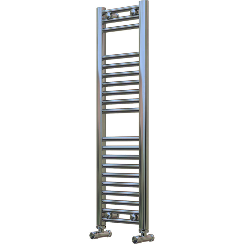 Shavonne Straight Towel Rail Heated Towel Rails, Chorme, 100cm H x 30cm W x 3cm D