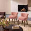 Tufted Velvet Side Chair with Solid Wood Legs (Set of 2)-1179379109