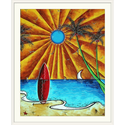 «Waiting For the Surf» par Megan Duncanson, reproduction d'art