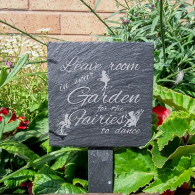 Ralls Stone Plants & Flowers Garden Sign