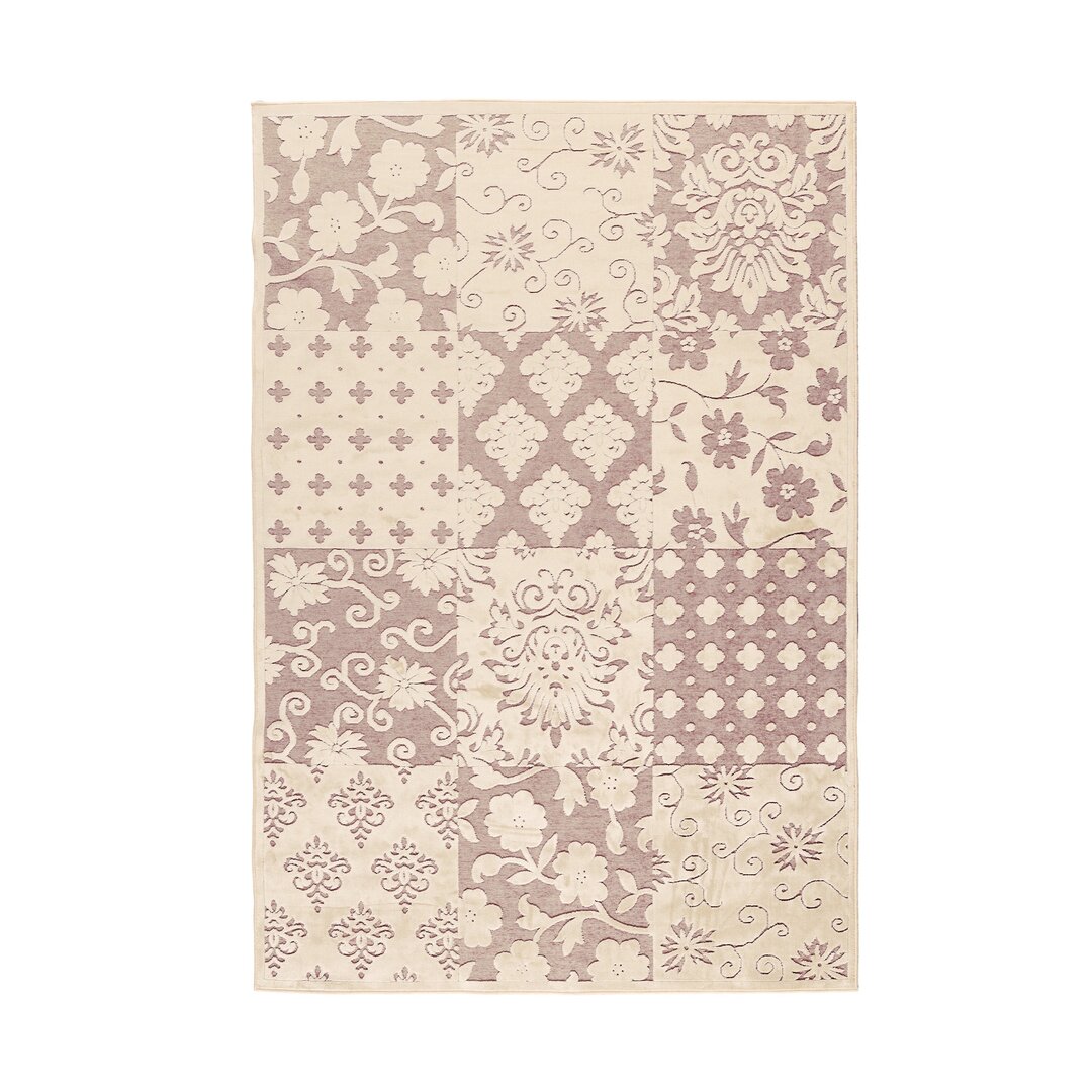 Flachgewebe-Teppich Lonoke in Beige