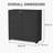 68 Gallon Diamond-Shaped Outdoor Storage Cabinet