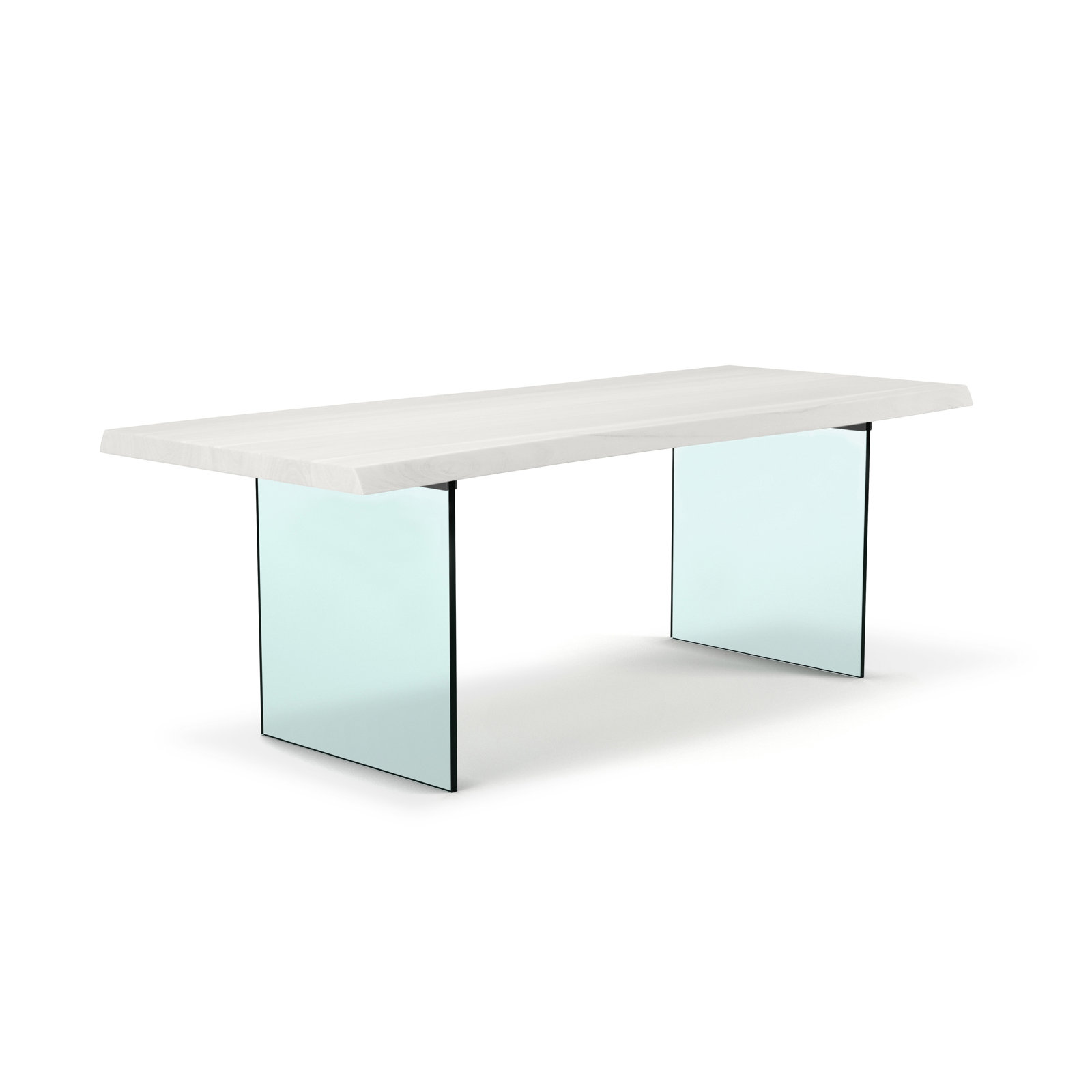 Colin Dining Table, White Wash, 29.75"H x 92"L x 40"W