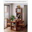 Table de bar extensible en bois d'hévéa avec rangement American-Style