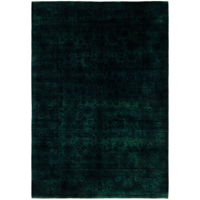 Huckstep One-of-a-Kind 6' 1" X 8' 10" Wool Area Rug Green