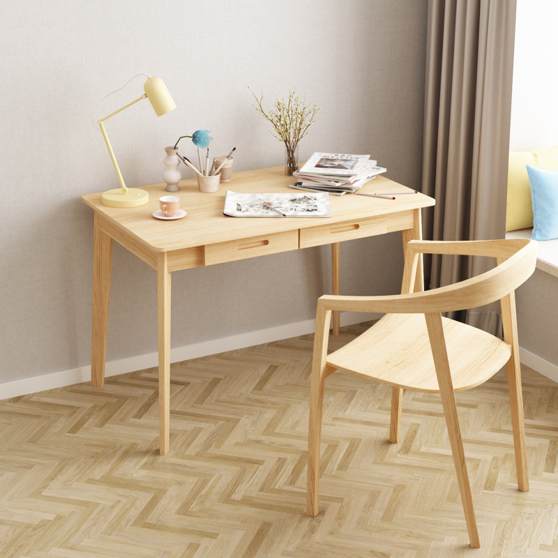 Bureau d'écriture Baggio, Chêne, H 29,5 po x L 39,3 po x l 21,7 po