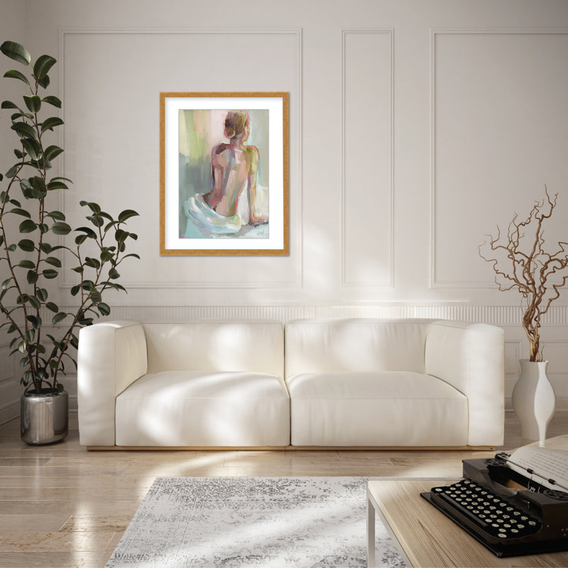 Classic Elegance Grace In Pose: A Portrait Of Feminine Elegance, 20" H x 16" W