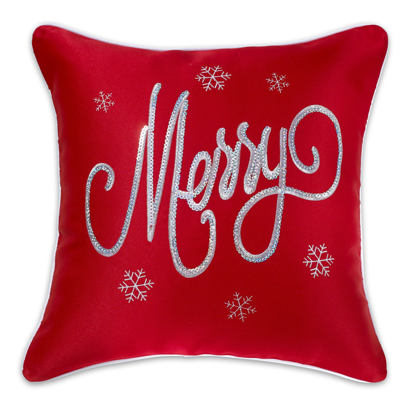 Noël brodé , Coussin décoratif