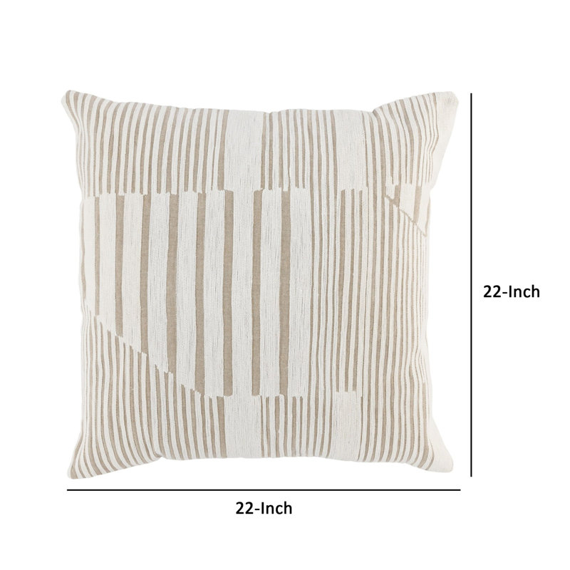 Halsey Embroidered Throw Pillow