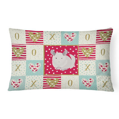  Coussin rectangulaire d'extérieur Dominant Chinchilla Love