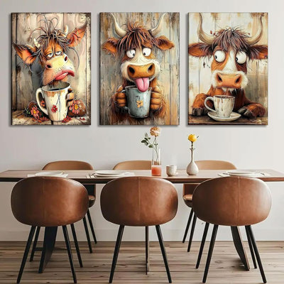 3 Piece Wrapped Canvas Print
