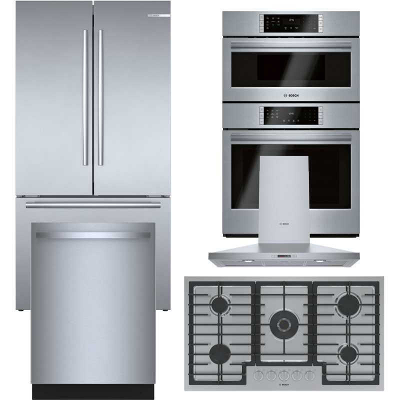 800 Series Built-In Kitchen Package With 36" Gas Cooktop And Combination Oven