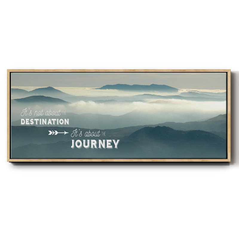 The Journey- Framed Canvas, 24" H x 60" W