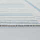 Rectangle Claudina Striped Machine Woven Recycled P.E.T. Area Rug in Blue/Ivory