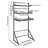 63.3X27.1X15.7” Adjustable Washing Machine Storage Rack