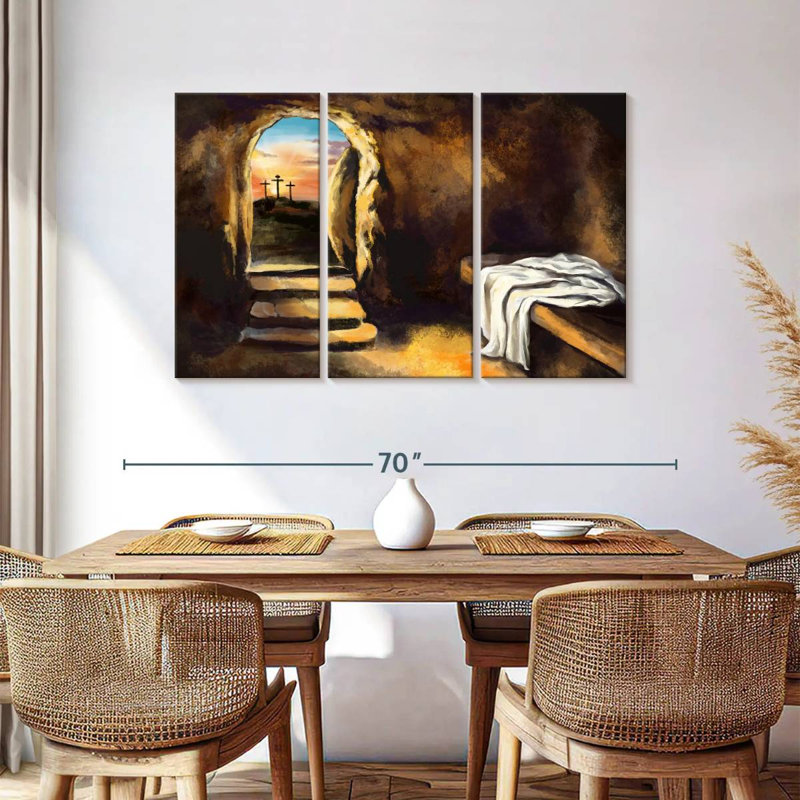 Adella Jesus Christ Has Risen, 36" H x 57" W