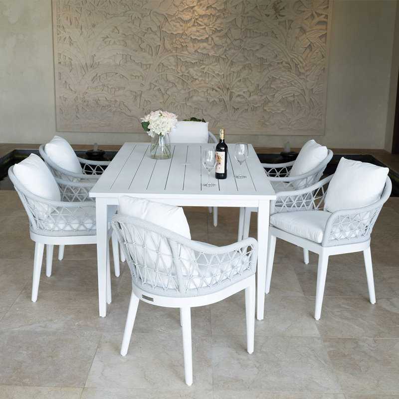 Nevis Dining Armchair With Cushion, Smoke