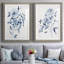 Inky Chickory Botanical I-Premium, reproduction d'art encadrée - prête à être accrochée-130722646-130722647