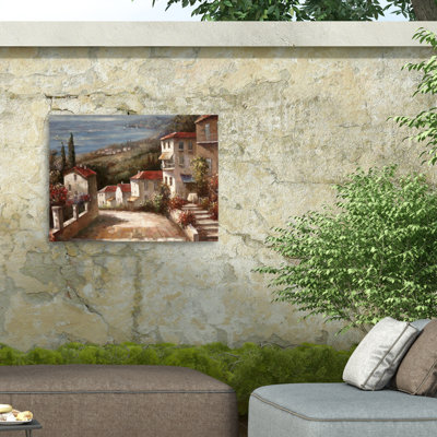 Décoration murale d'extérieur toutes saisons Joval «Home in Tuscany»