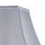 Ervine 36.5cm H Silk Bell Lamp Shade ( Screw On ) in Steel Grey