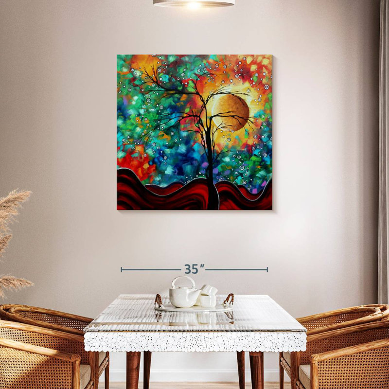 Harnek Bursting Forth, 36" H x 36" W