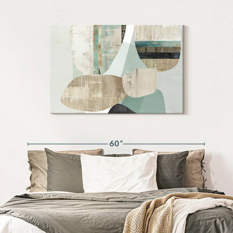 Avery Mixed Celadon, 30" H x 45" W