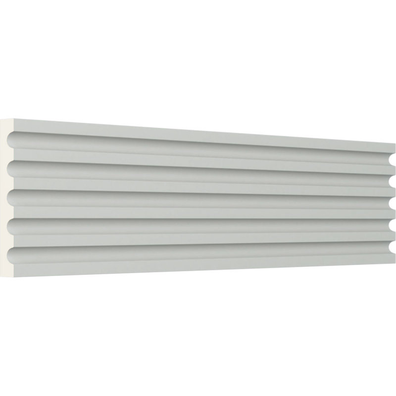 Endurathane Fluted Casing, 5 1/8"W x 78 3/4"L, Factory Primed