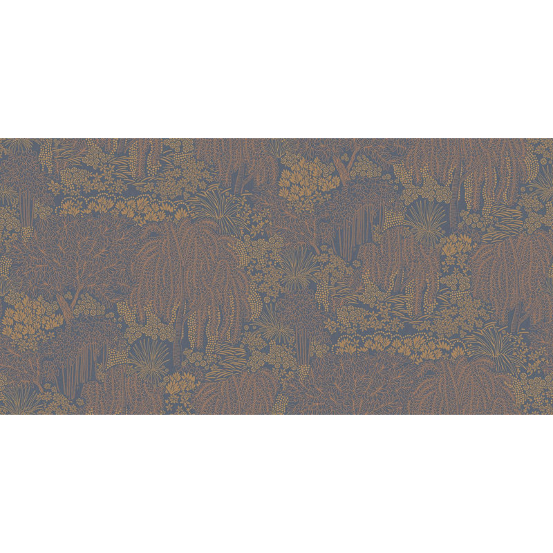 Rouleau de fleurs Einhardt, Bleu foncé