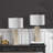 Corma 72cm Living Room Table Lamp with Ceramic Base, Bedside Buffet Lamp for Bedroom with Linen Shade