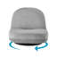 Fauteuil inclinable moelleux / lavabo, lavande-1602123711