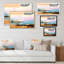 «Abstract Ocean Storm Impression», reproduction sur toile flottante-321941277-321941275