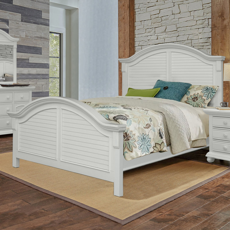 Cape Cod Panel Bed, King, White