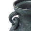 Vase en terre cuite de 32 cm (12,6 po) avec poignées à double anneau, vase de table antique foncé-594313299