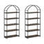 Ajoloko Set of 2 2-Piece Steel Etagere Bookcase Set-88584624