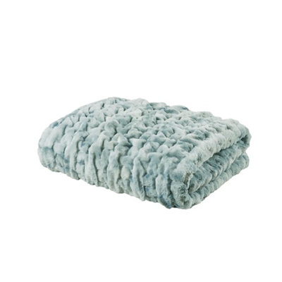 Couverture de salon luxueuse en fausse fourrure