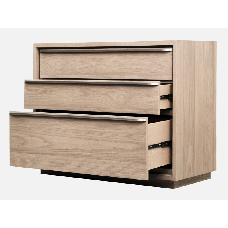 Kaighla 42'' W Solid Wood Nightstand