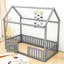 Lit simple en bois avec clôture Dasan-99415496
