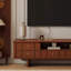 Meuble télé en bois massif de style français rétro-107265192