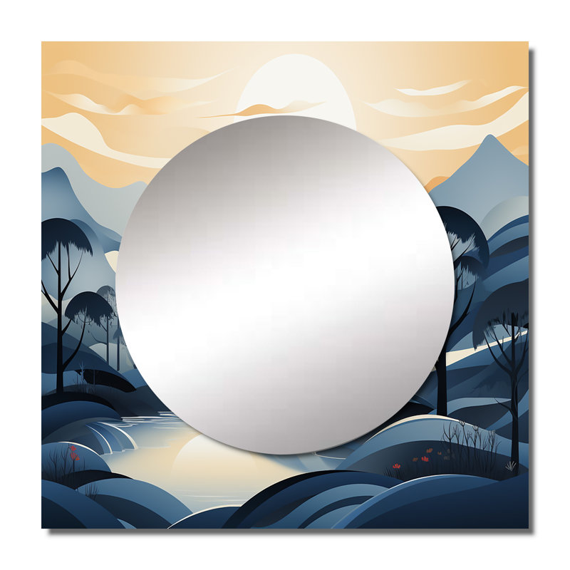 Miroir mural Eltha, 36 po x 36 po